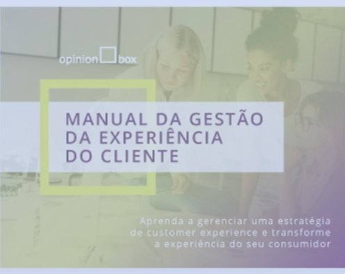Capa E-Book Manual da Gestão da experiência do cliente