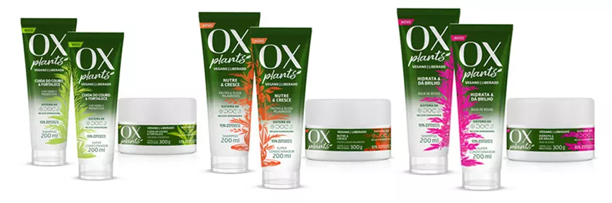 Linha de produtos OX plants