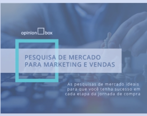 Capa E-Book Pesquisa de mercado para marketing e vendas