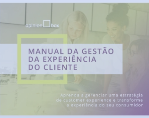 Capa E-Book Manual da Gestão da experiência do cliente