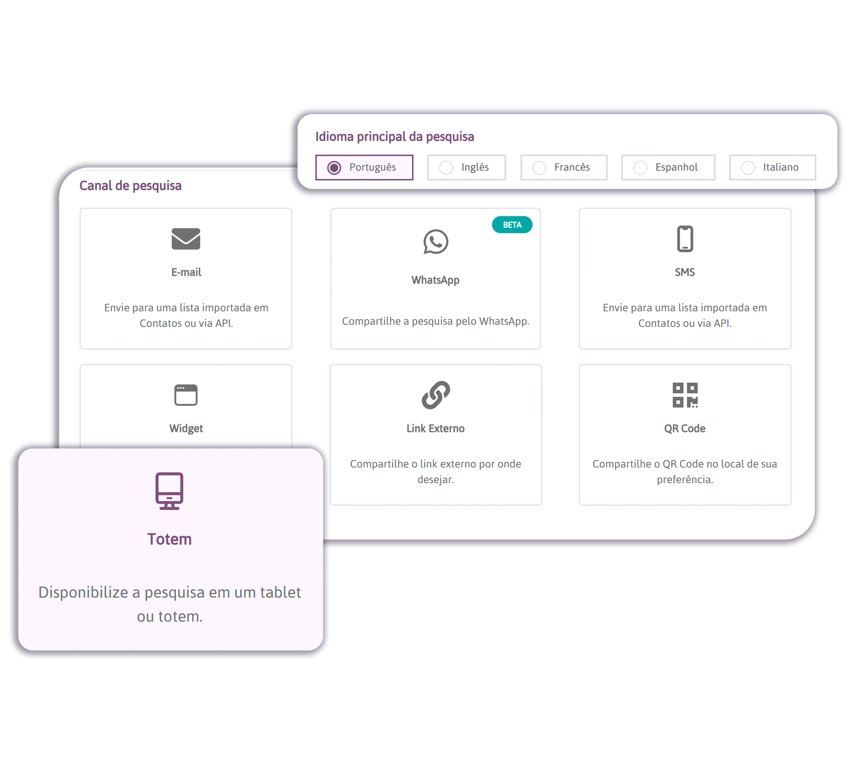 Contrate a coleta de respostas